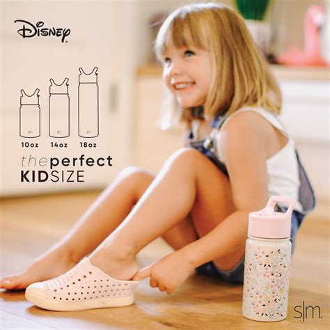 Buy Simple Modern Disney The Little Mermaid Ariel Kids Water Bottle with Straw Lid | Reusable ...
