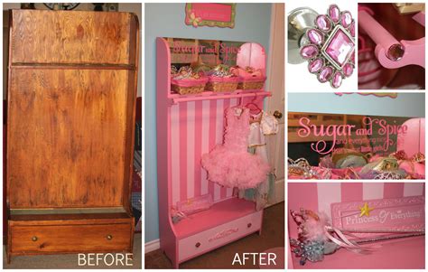 This old gun cabinet died and was reincarnated into a little girl's dress up paradise! Girls ...