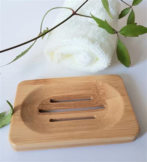 Bamboo Soap Dish - Eco Friendly & Bamboo Products