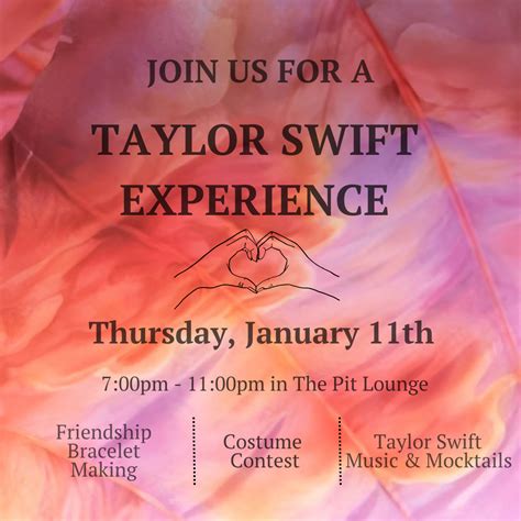 CBUSU Event: Taylor Swift Experience - CHC Fundraiser - Cape Breton ...