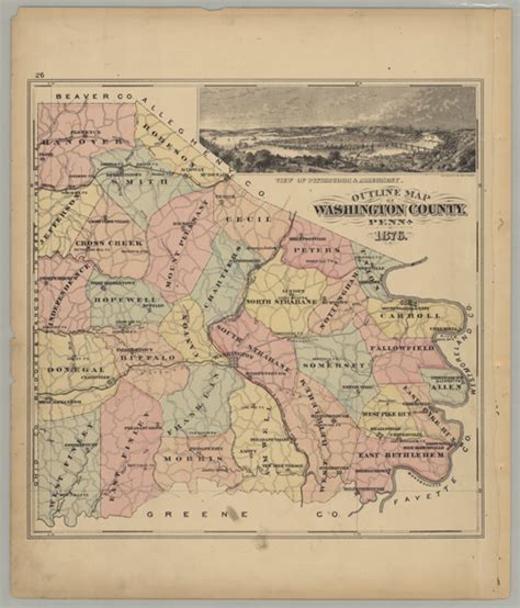 PA State Archives - MG-11 - 1876 Washington County Atlas Interface