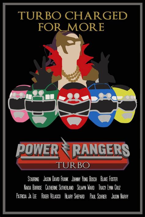 Power Rangers Poster 4 - Turbo by Stormhale on DeviantArt | Power rangers poster, Power rangers ...