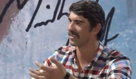 Michael Phelps is sporting a Mark Spitz mustache | For The Win