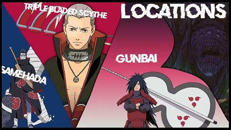 Akatsuki Base Weapons Showcase & Locations l Shinobi Life 2 - YouTube