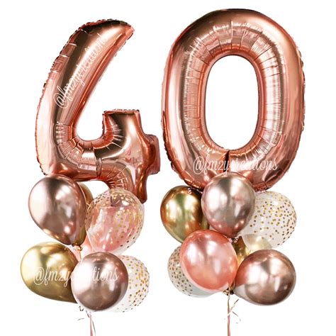 40th Birthday Party Balloons 40th Balloons 40th Birthday | Etsy