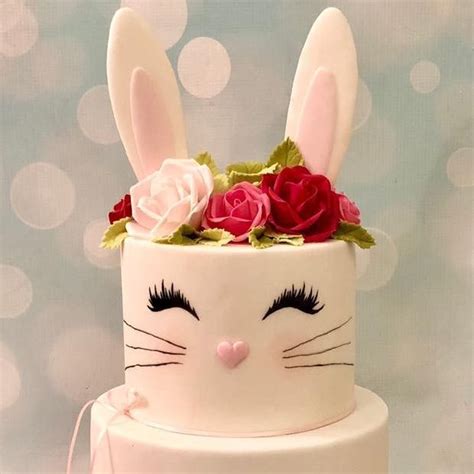 Bunny Birthday Party, Bunny Party, Baby Birthday Cakes, Easter Birthday, 1st Birthday Parties ...