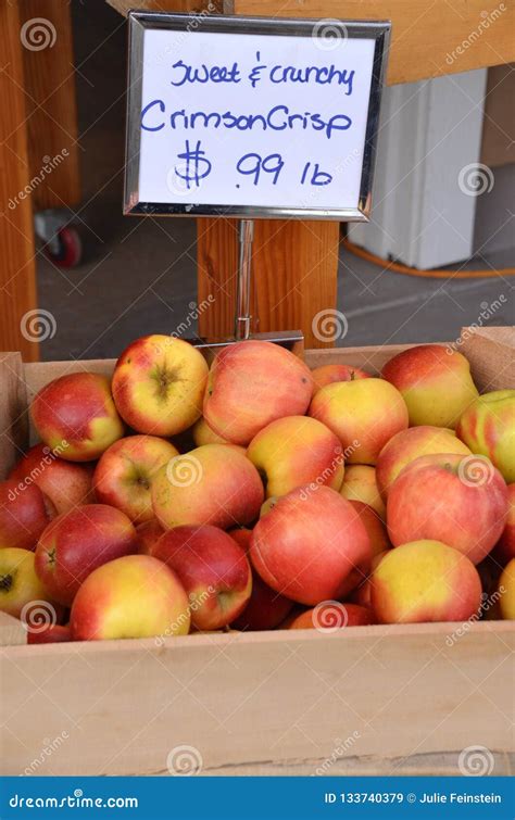 Crimson Crisp Apples stock image. Image of vegan, apple - 133740379