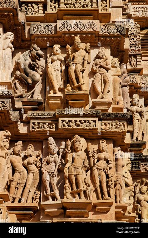 Khajuraho Temple Sculptures High Resolution Stock Photography and ...