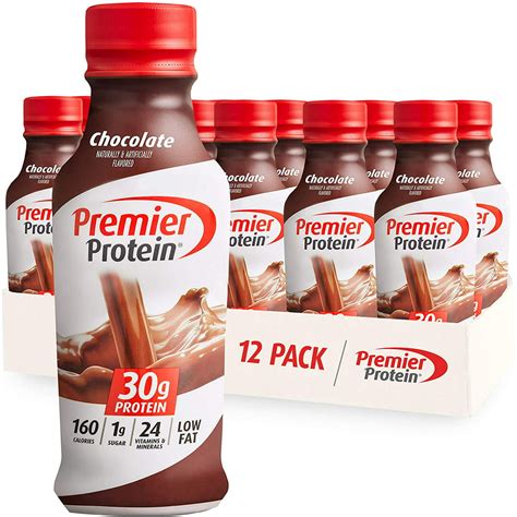 Premier Protein 30g Protein Shake, Chocolate, 14 Fl Oz (Pack of 12 ...