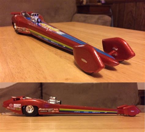 Side and angle shot of my Rocket Dragster custom model kit. | Model ...