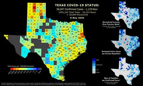 Texas COVID-19 Cases - Friday, 08 May 2020 : r/texas