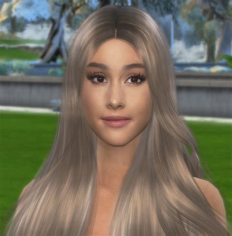 Ariana Grande Sims 4 CC Face