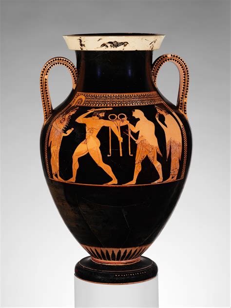 Terracotta amphora (jar) | Greek pottery, Greek art, Ancient greek pottery