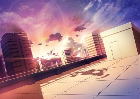 Edge Of Building Rooftop Anime / 1280 x 720 jpeg 298kb.