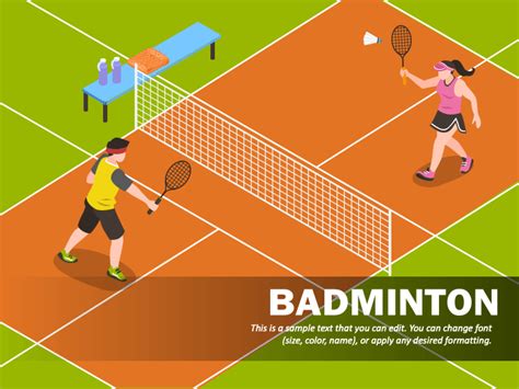 Badminton Presentation Theme - Free Download | PowerPoint Template ...