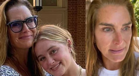 Brooke Shields breaks down as daughter Rowan leaves for college, shares emotional video ...