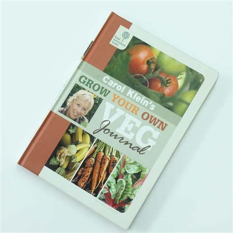 Grow Your Own Veg Journal by Carol Klein - Harrod Horticultural