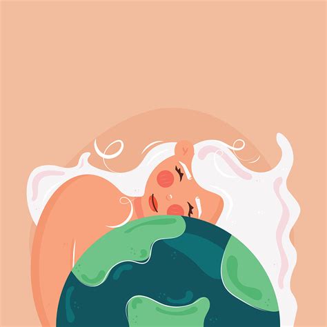 Practicing Illustrator Day 10: Earth and girl on Behance