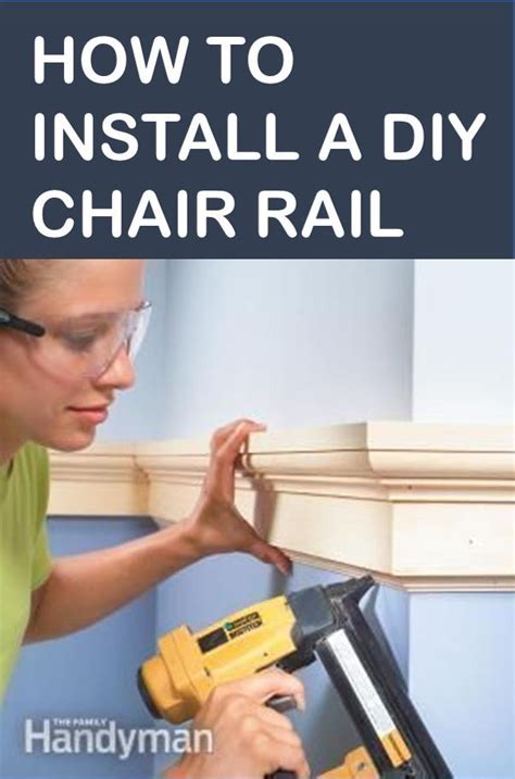 How to Install a Chair Rail | Chair rail, Diy chair, Chair rail molding