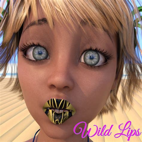 Wild Lips for Daz Genesis 8.X Female by Causam3D