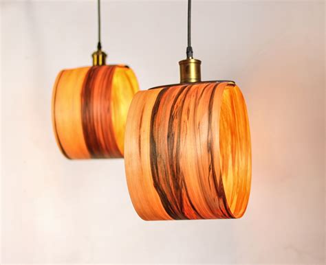 DIY Wooden Hanging Lights