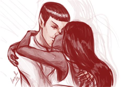 Spock and Uhura - Spock & Uhura Fan Art (26342516) - Fanpop