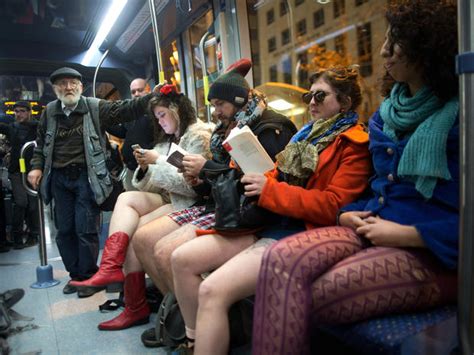 New York City - No Pants Subway Ride 2016: Legs bared around the world ...