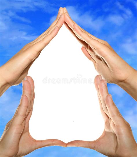 Cross Symbol Made from Hands Stock Image - Image of cloudy, esoteric: 2999553