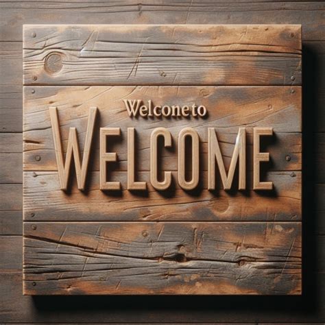 Wooden Welcome Sign Free Stock Photo - Public Domain Pictures