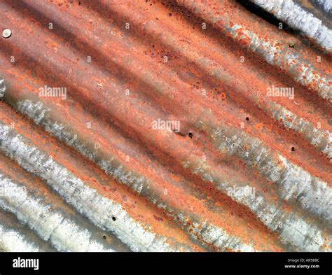 corrugated metal roof texture background Stock Photo - Alamy