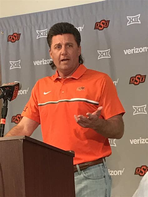 mike gundy mullet gif - sweetestbull