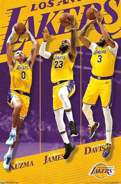 Lakers Player Posters - Past And Present – Sports Poster Warehouse