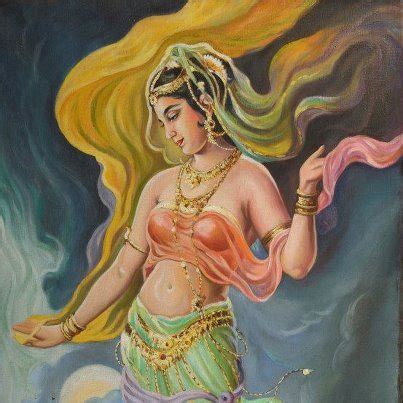 Apsara | Indian art, Indian paintings, Colorful horse painting