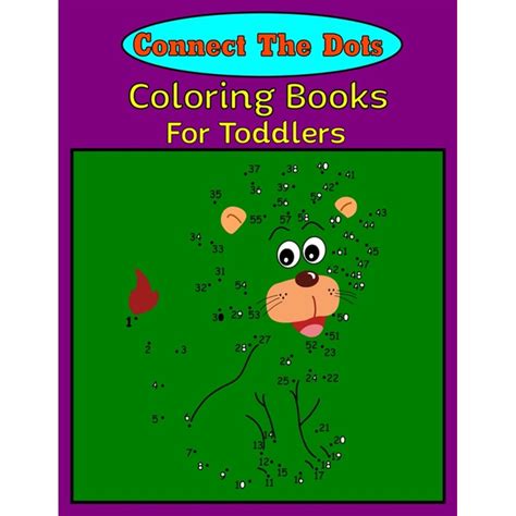 Connect The Dots Coloring books For Toddlers : 50 Unique Dot To Dot Design for drawing and ...