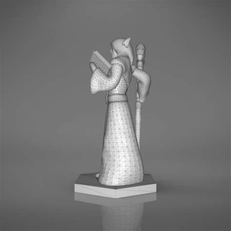 Download STL file ELF MAGE CHARACTER GAME FIGURES 3D print model • Template to 3D print ・ Cults