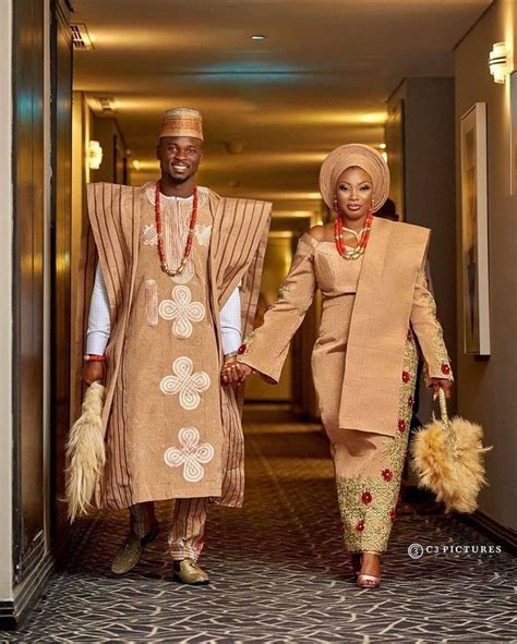 Yoruba bride and groom | Nigerian wedding dresses traditional, African ...