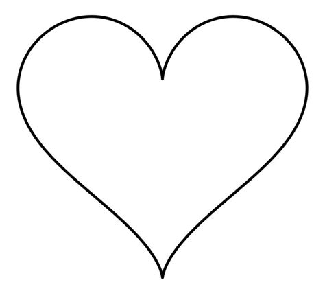 a black and white heart shaped outline