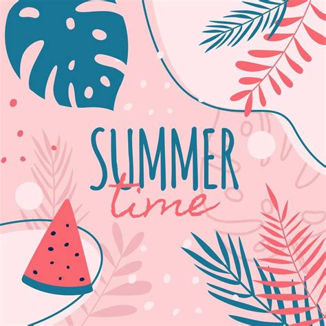 Summer Time Poster Design 1228069 Vector Art at Vecteezy