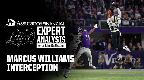 Expert Analysis: Marcus Williams' Interception from Divisional Round vs ...