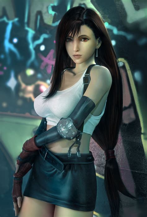 Tifa_portrait by Ignyte-creative on DeviantArt in 2020 | Final fantasy collection, Portrait ...