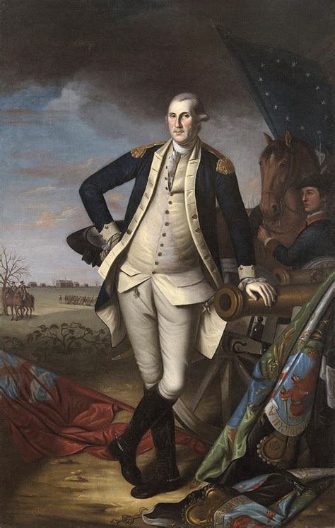 George Washington At The Battle Of Princeton Painting by Charles Willson Peale - Pixels