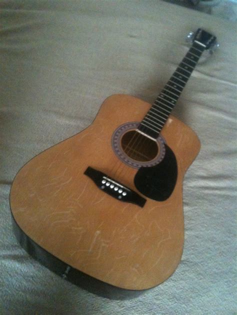 Signed QVC Esteban guitar, don't be too jealous. Surprisingly good tone ...