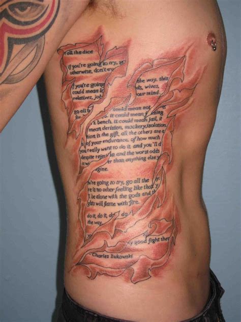 once more into the fray tattoo meaning - Google Search | Ripped skin ...