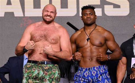 Tyson Fury outweighs Francis Ngannou - WMMAA