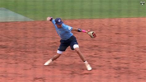 Shortstop drills at Draft Combine