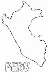 Peru Map And Flag Coloring Page  Free Printable Pages For Kids sketch template