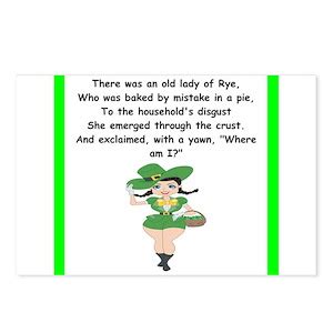 Funny Limerick Postcards - CafePress