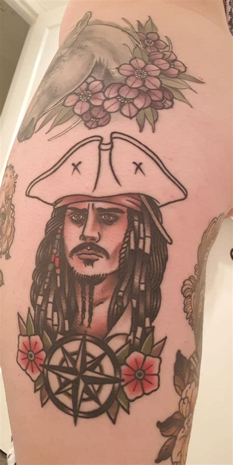 Jack Sparrow Tattoos, Sparrow Tattoo Design, Future Tattoos, New Tattoos, Cool Tattoos, Movie ...