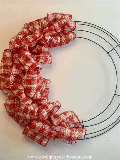 Learn how to make a ribbon wreath with this step by step tutorial. Anyone can learn how to make ...