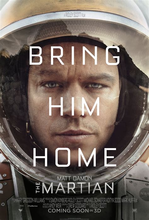 Bring him home - The Martian Teaser One Sheet | Confusions and Connections